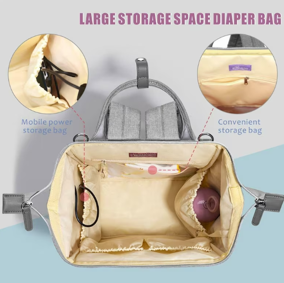 Waterproof diaper bag